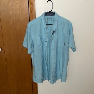 Eddie Bauer Blue Button Up